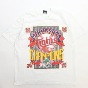 Vintage Minnesota Twins World Series Champs Shirt 1991 MLB